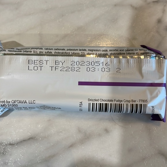Optavia Other Optavia Drizzled Chocolate Fudge Crisp Bar Poshmark